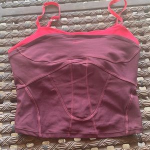 Nike Dri fit tank cotton feel lined